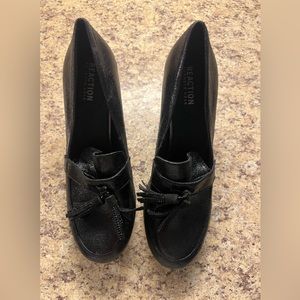 Black, sparkly Kenneth Cole heels